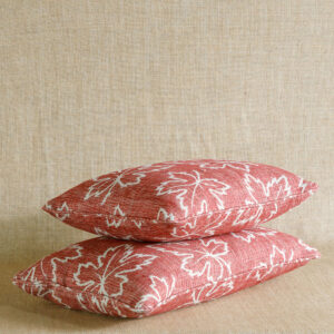 CUSHION-RED-MAPLE-MA001-LINEN-OBLONG