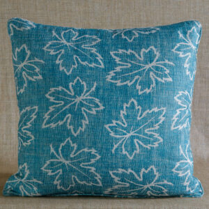 CUSHION-TEAL-MAPLE-CULS-M009-LINEN-LARGE SQUARE