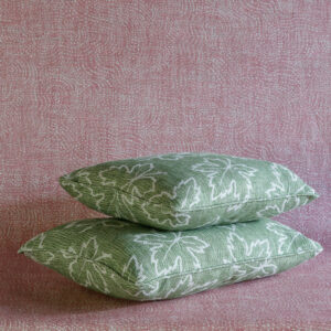 CUSHIONS stack-GREEN-MAPLE-MA007-LINEN-OBLONG